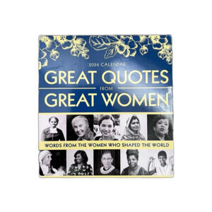 Sourcebooks 'Great Quotes From Great Women' 2026 Rip Off Desk Calendar